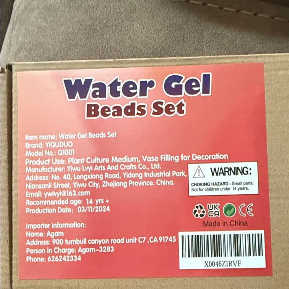 Water Gel Beads Set - multicolored